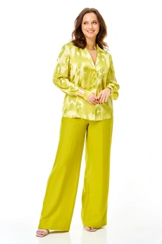 Костюм брючный 995 лайм Ольга Стиль