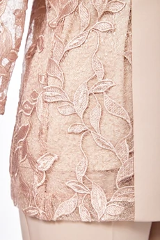 Костюм брючный 996 пудрово-розовый Ольга Стиль