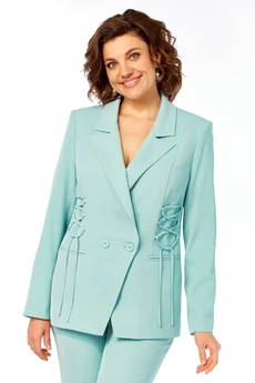 Костюм брючный 998 мятный Ольга Стиль