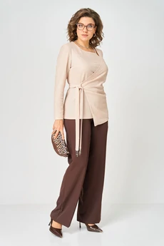 Костюм брючный 1643 Орхидея Люкс