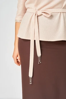 Костюм с юбкой 1637 Орхидея Люкс