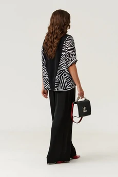 Блузка 111240 черно-белый Panda