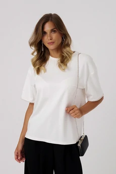 Футболка 113443 молочный Panda