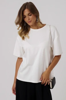 Футболка 113443 молочный Panda