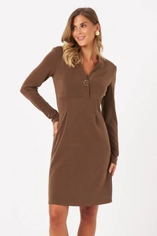 Платье 114580 коричневый Panda