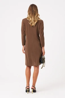 Платье 115080 коричневый Panda