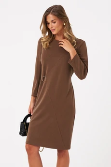 Платье 115080 коричневый Panda