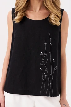 Блузка 16740 черный Panda