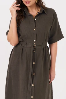 Платье 17280 коричневый Panda