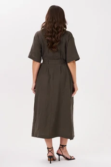 Платье 17280 коричневый Panda