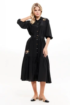 Платье 17380 черный Panda