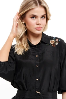 Платье 17380 черный Panda