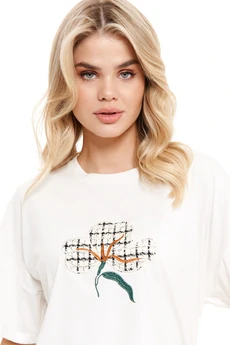 Джемпер 18640 молочный Panda