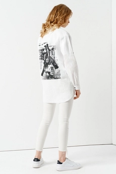 Блузка 50340z белый Panda