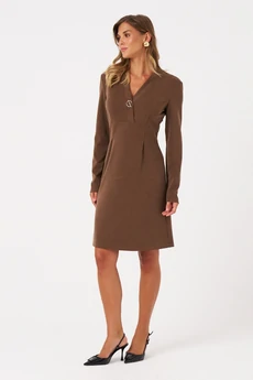 Платье 114580 коричневый Panda