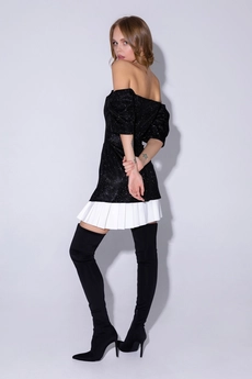 Костюм с платьем 4306 черный+ белый Pirs