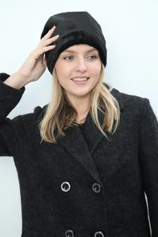 Шапка 912м черный Полинушка