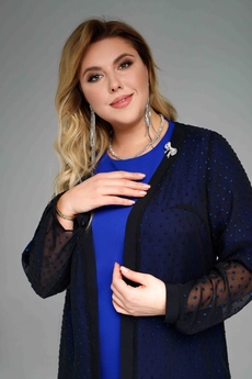 Костюм с платьем 2118 электрик Pretty