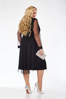 Костюм с платьем 5114 черный Pretty