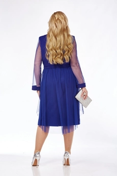 Костюм с платьем 5114 васильковый Pretty