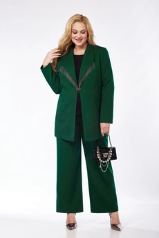 Костюм брючный 5116 изумрудный Pretty