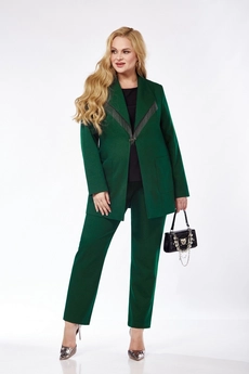 Костюм брючный 5117 изумрудный Pretty