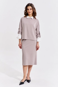 Костюм с юбкой 1350-1 RINKA