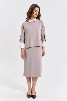 Костюм с юбкой 1350-1 RINKA