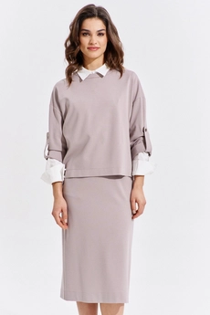 Костюм с юбкой 1350-1 RINKA