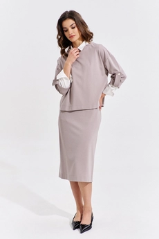 Костюм с юбкой 1350-1 RINKA