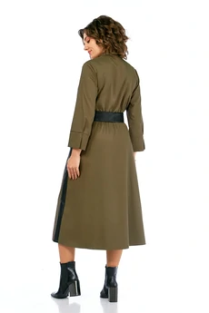 Платье 1007 хаки Rishelie