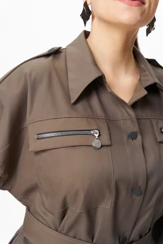 Платье 1009 коричневый Rishelie