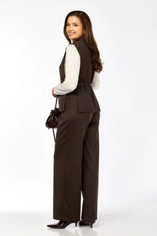 Костюм брючный 1012 шоколад Rishelie