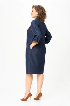 Платье 1021 синий Rishelie