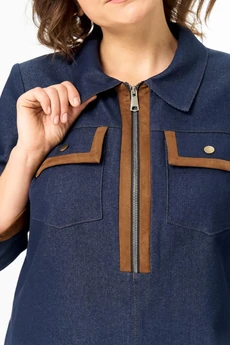 Платье 1021 синий Rishelie