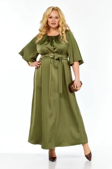 Платье 975 зеленый Rishelie