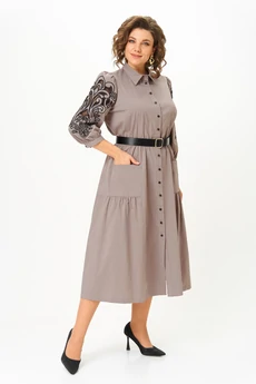 Платье 996-4 бежевый Rishelie