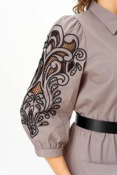 Платье 996-4 бежевый Rishelie