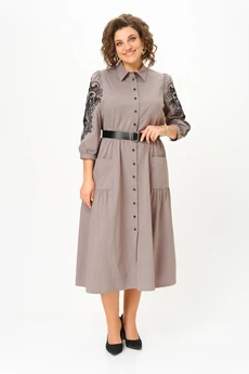 Платье 996-4 бежевый Rishelie