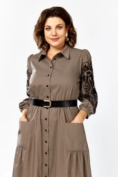 Платье 996-5 капучино Rishelie