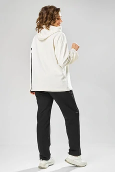 Спортивный костюм 999 белый + черный Rishelie