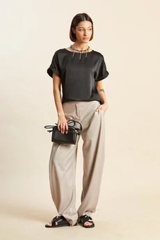 Блузка 2476-1 черный Rivoli