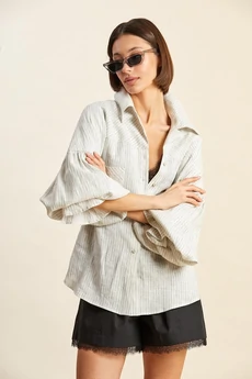 Блузка 2478 серый Rivoli