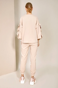 Спортивный костюм 3056+5059 бежевый Rivoli