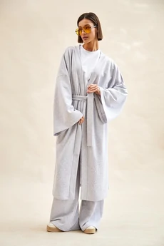 Кардиган 3107 серый меланж Rivoli