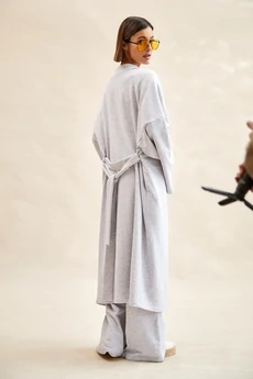 Кардиган 3107 серый меланж Rivoli