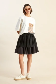 Юбка 4070 черный Rivoli