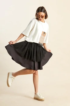 Юбка 4070 черный Rivoli