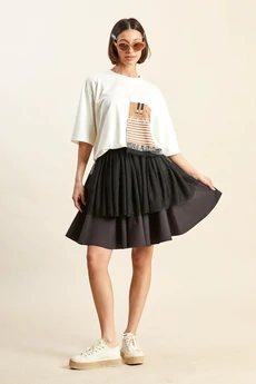 Юбка 4070 черный Rivoli