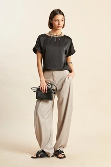 Брюки 5262 серо-розовый Rivoli